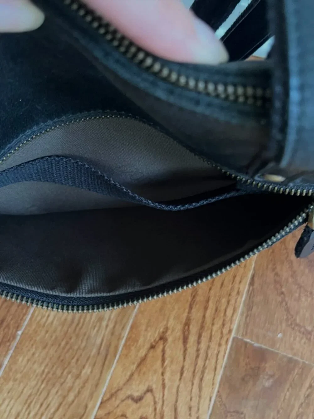 S-Zone Leather Laptop Tote - GUC